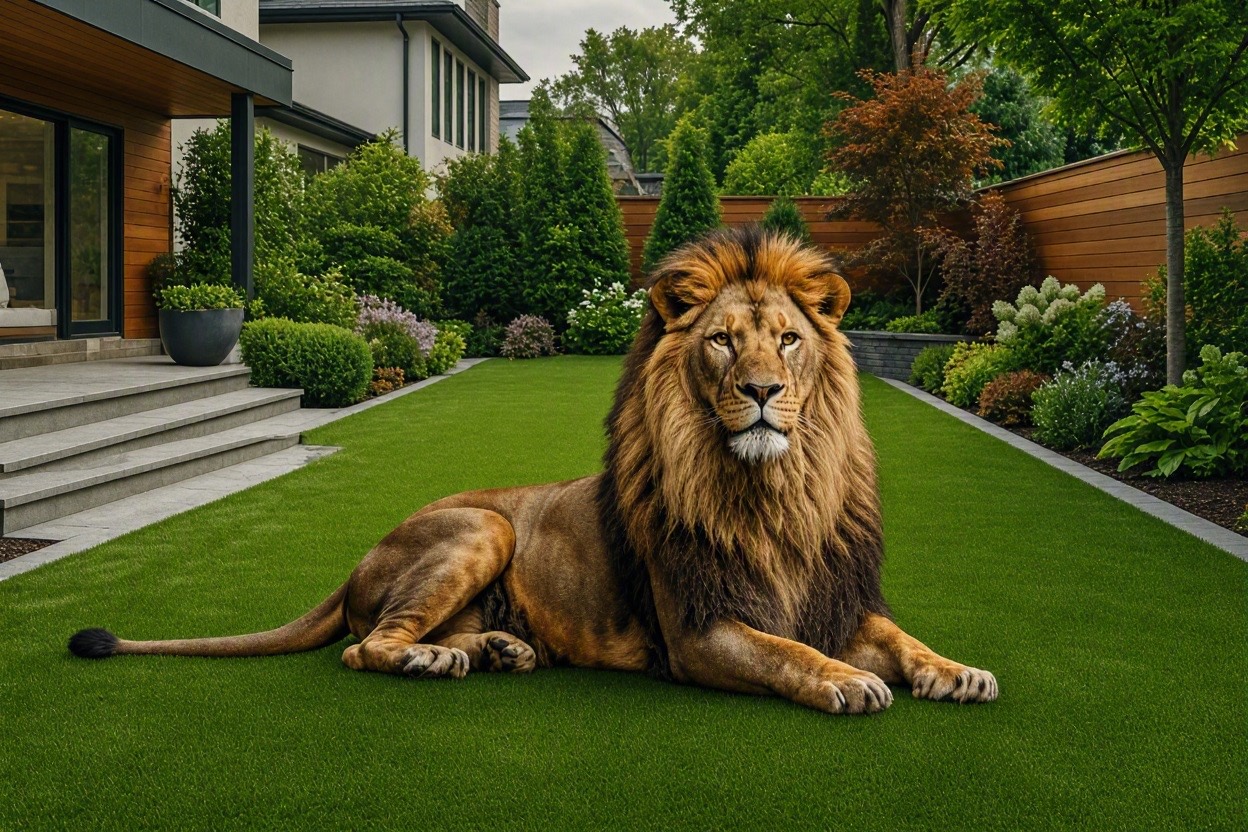 Residential landscaping turf